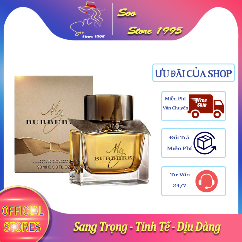 Nước hoa nữ my burbbery 90ml - hương thơm sang trọng, ngọt ngào