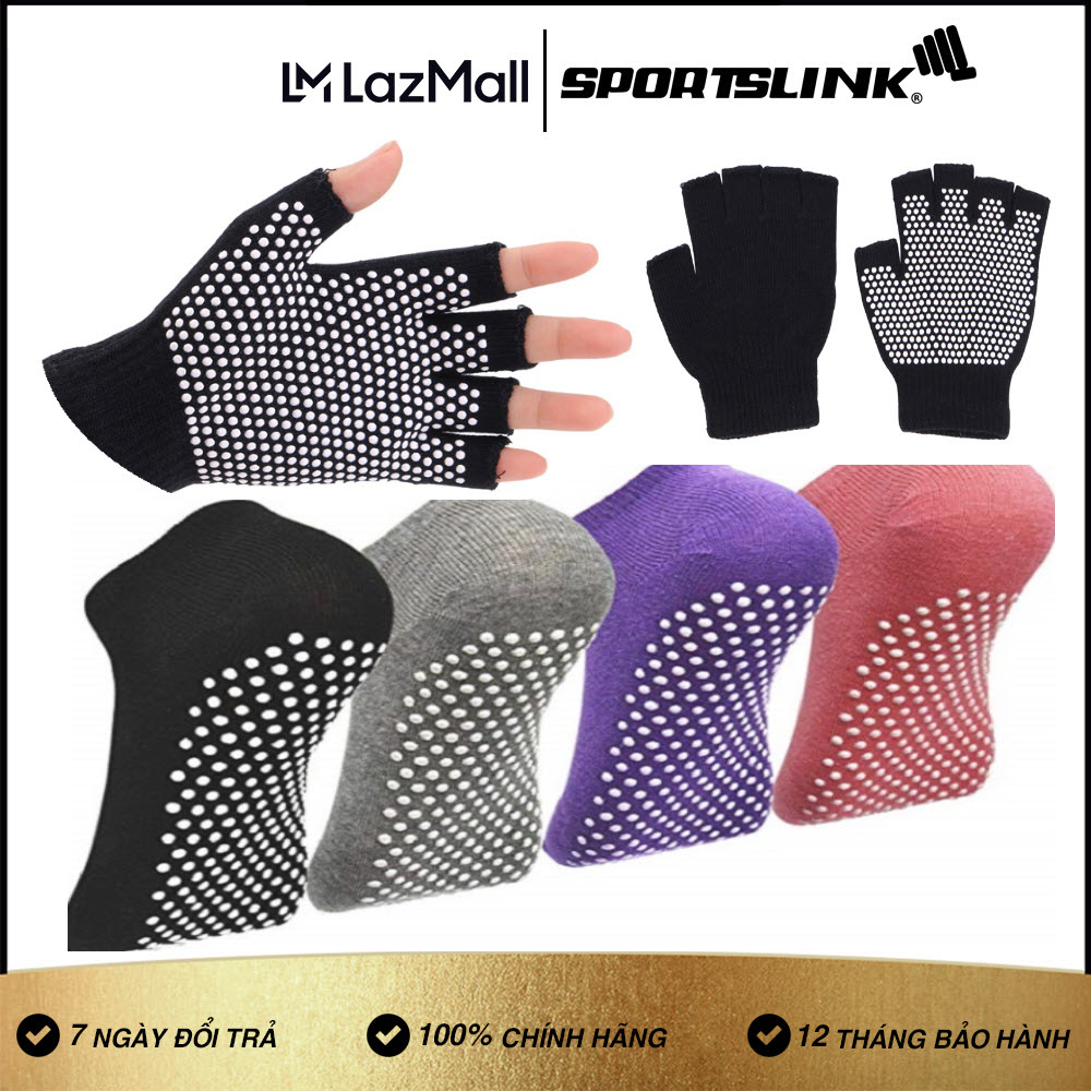 Combo Vớ tập + Bao tay tập yoga chống trượt