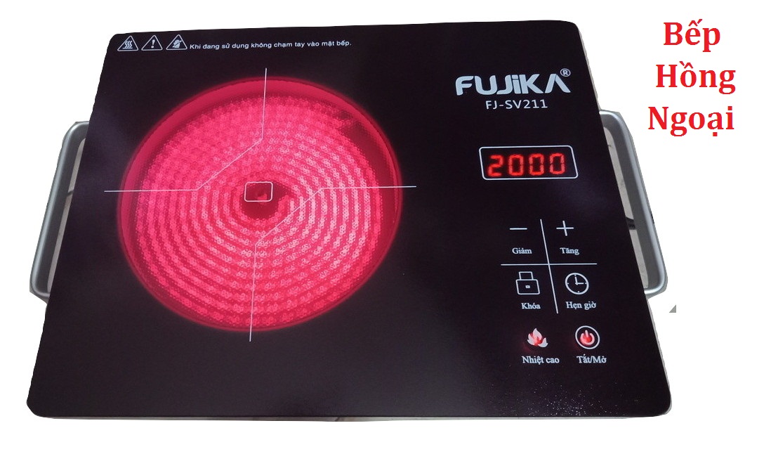 Bếp Hồng Ngoại Đơn FUJIKA và NK MEDIA- Hàng chính hãng