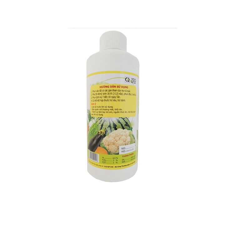 Phân bón vi lượng cho rau củ quả trimix 500ml điền trang