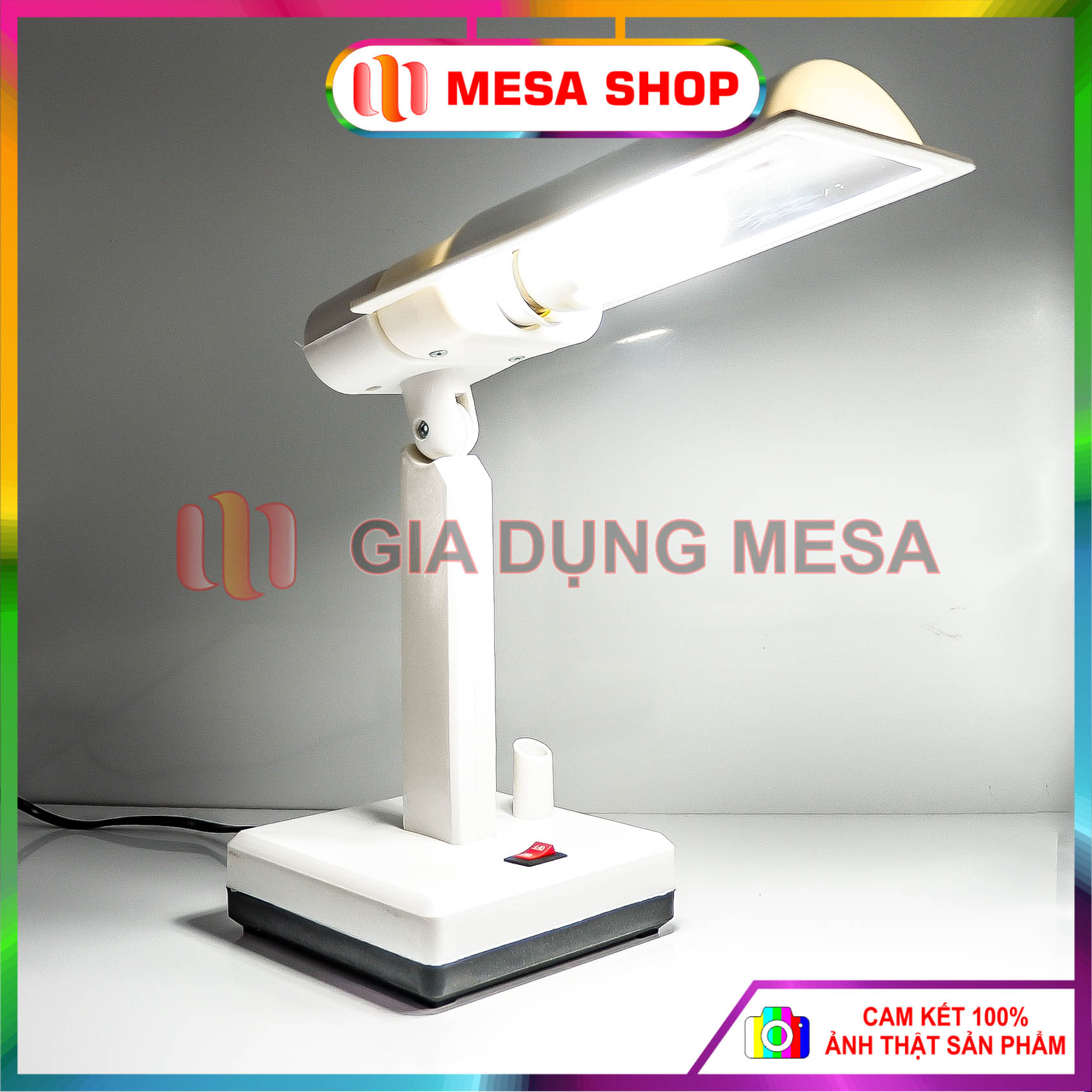 Đèn bàn học đọc sách bảo vệ mắt, đuôi đèn E27 dễ dàng thay bóng giá rẻ