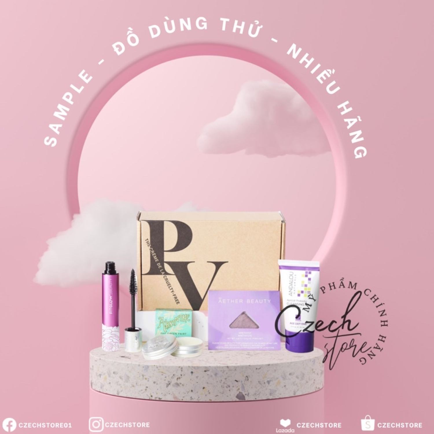 Sample mini đồ dùng thử nhiều hãng