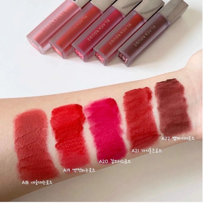 son môi Black Rouge Cam đỏ ấn tượng tựa như ngọn lửa