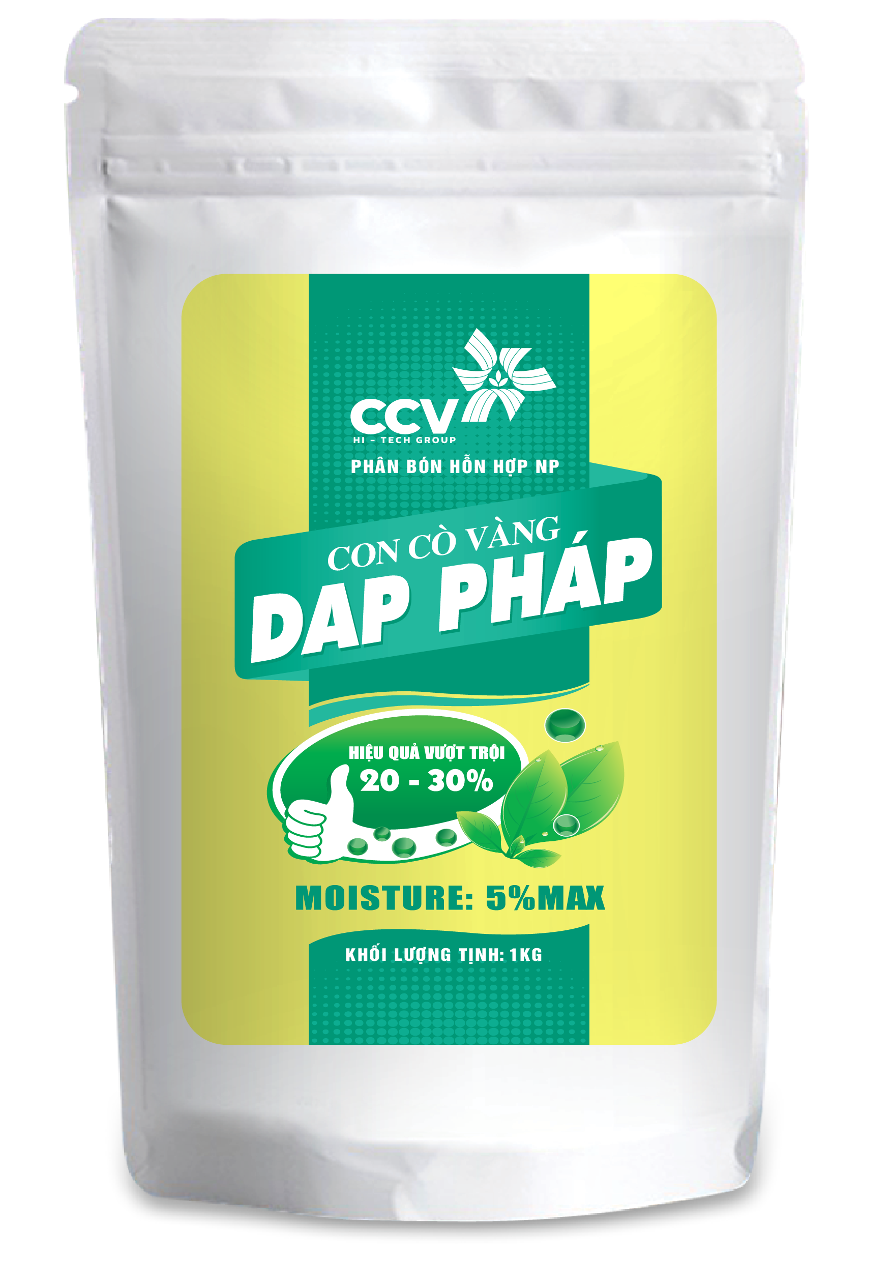 Phân bón nhập khẩu DAP Pháp (Túi 1kg zipper) - Tốt cho tất cả các loại cây trồng