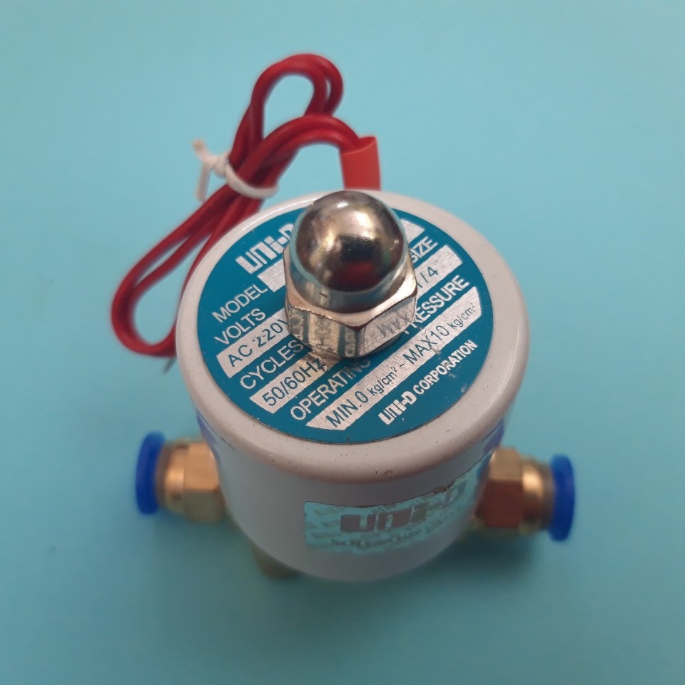 Set 5 cái van điện từ 8mm 220vac hoặc 24vdc cuộn coil dây đồng 100% - dùng cho phun sương tự động