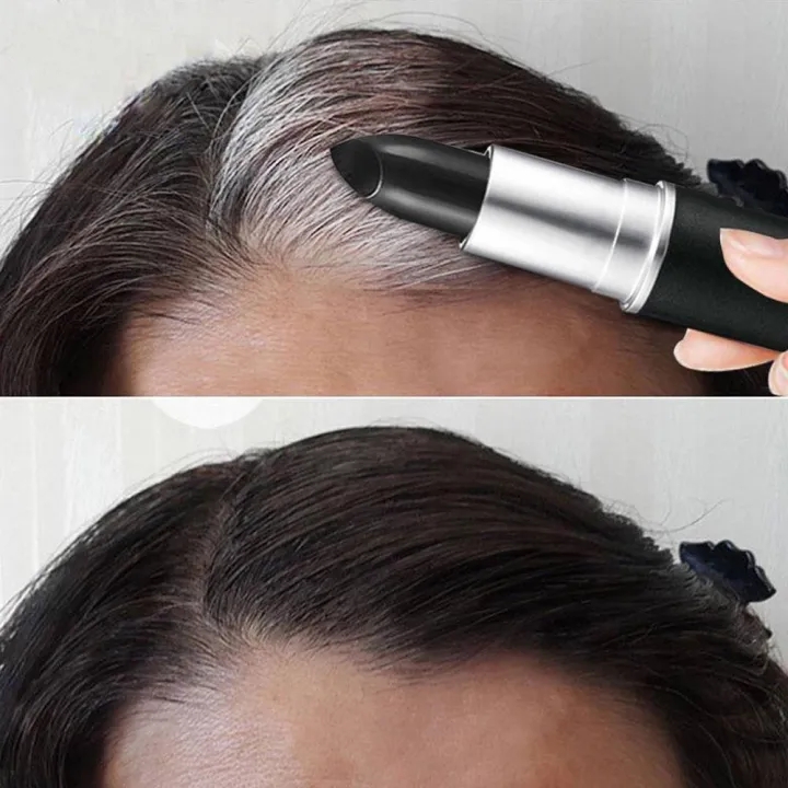 Bút Nhuộm 100% Original Pure Plant Hair Dye Stick One-time Fast Dyeing Hair Covering White Hair Hair Dye Hair Cream Pen Long Lasting