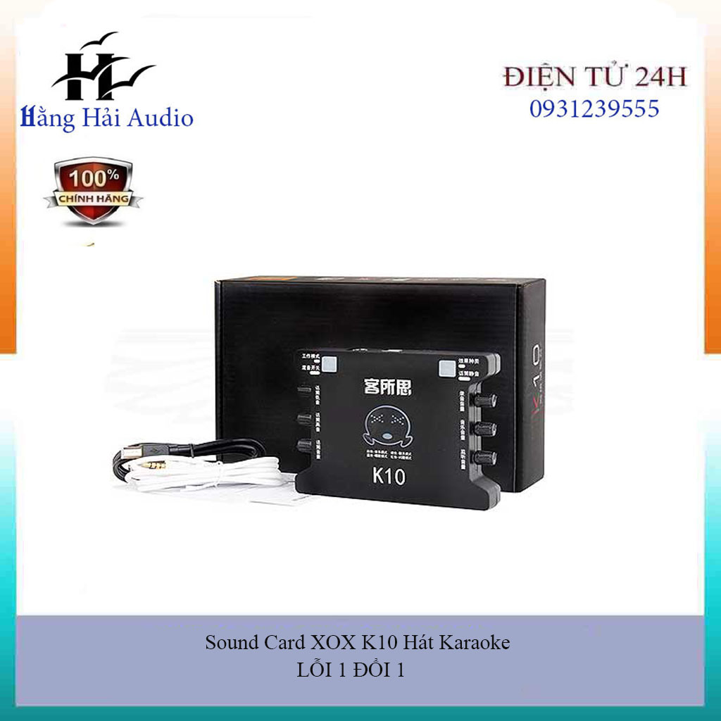 SOUND CARD THU ÂM K10