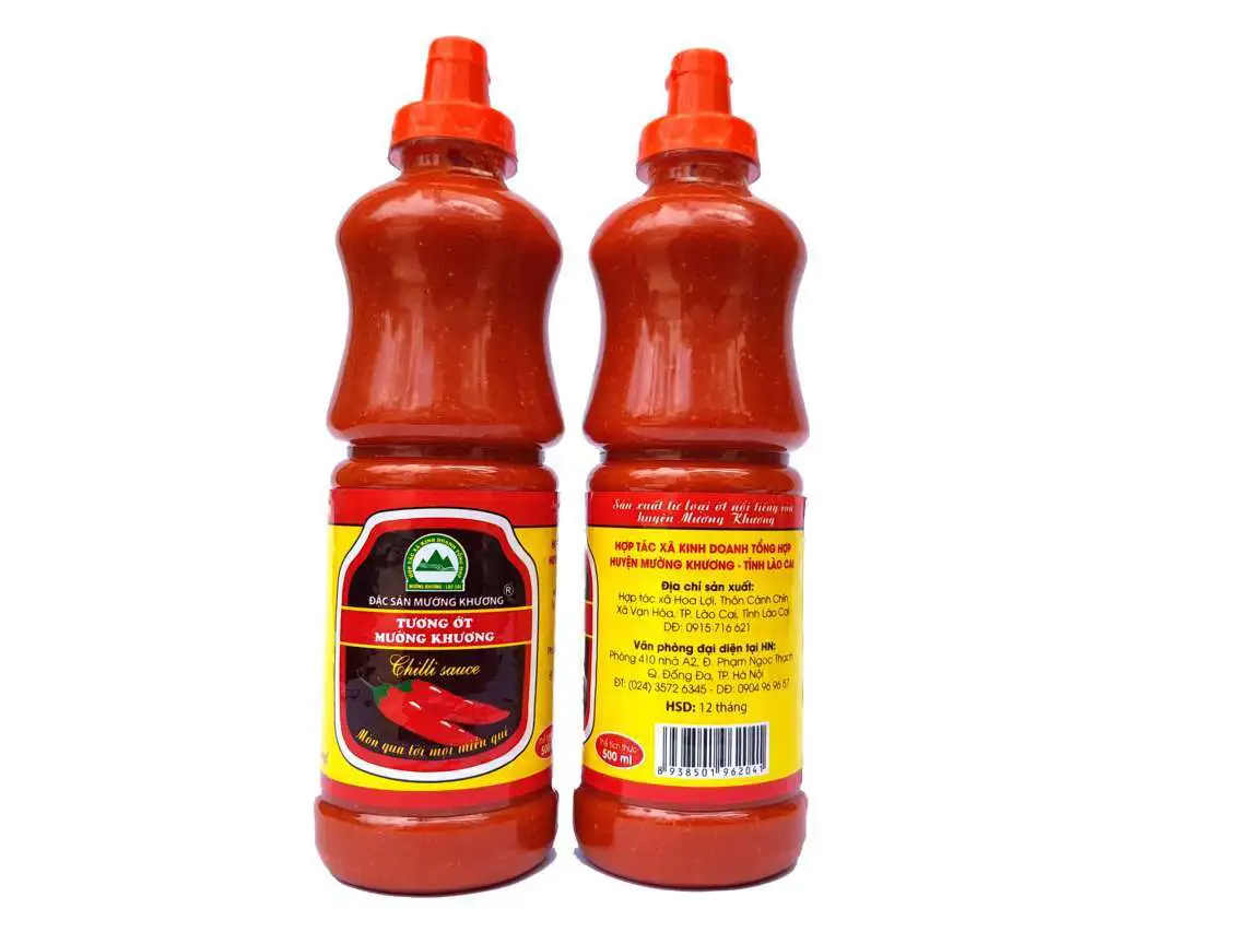 TƯƠNG ỚT MƯỜNG KHƯƠNG 500ml  truyền thống đã thể hiện nét đặc trưng tinh túy của đồng bào dân tộc vùng cao tỉnh Lào Cai