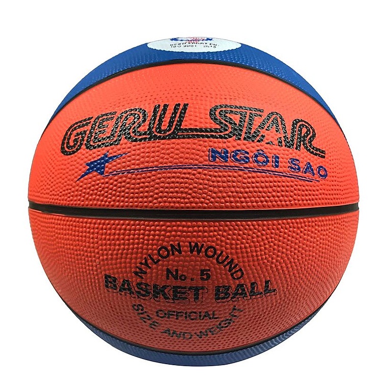 Bóng rổ cao su Gerustar (Số 5) 2 màu