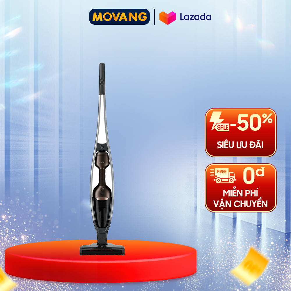 - máy hút bụi electrolux pq91-3em - công suất hoạt động 37.8w dung lượng pin 2100 mah bộ lọc hepa e10