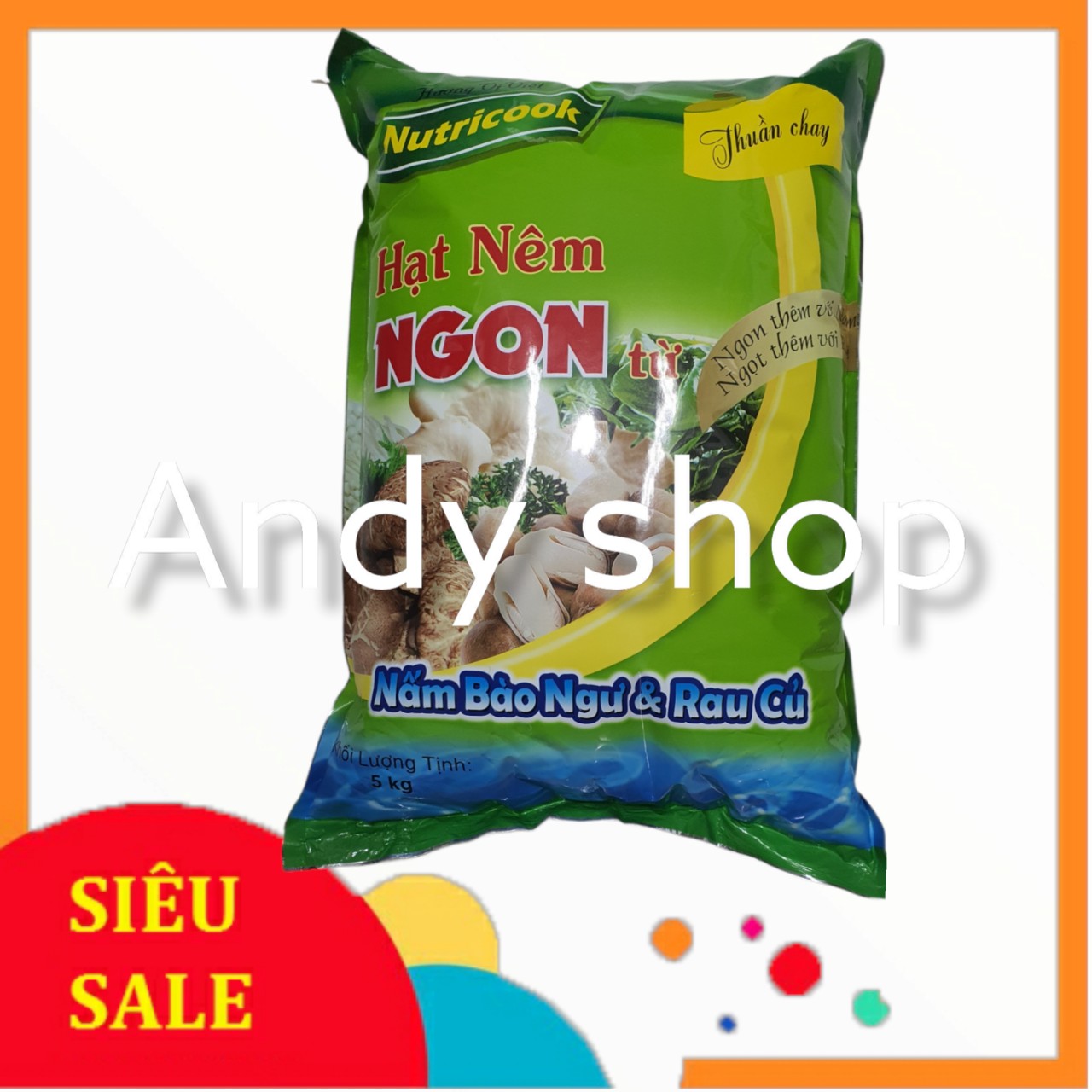 Hạt niêm chay nấm bào ngư túi 5kg
