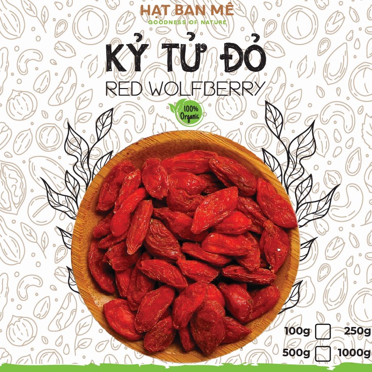 Kỷ tử đỏ, câu kỷ tử - hạt ban mê food