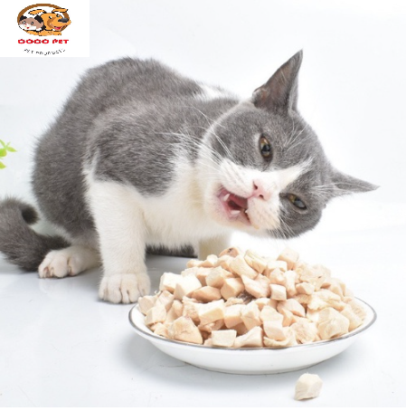 Thịt gà viên sấy khô thơm ngon bổ dưỡng, gà khô ăn vặt dành cho chó mèo túi 20g