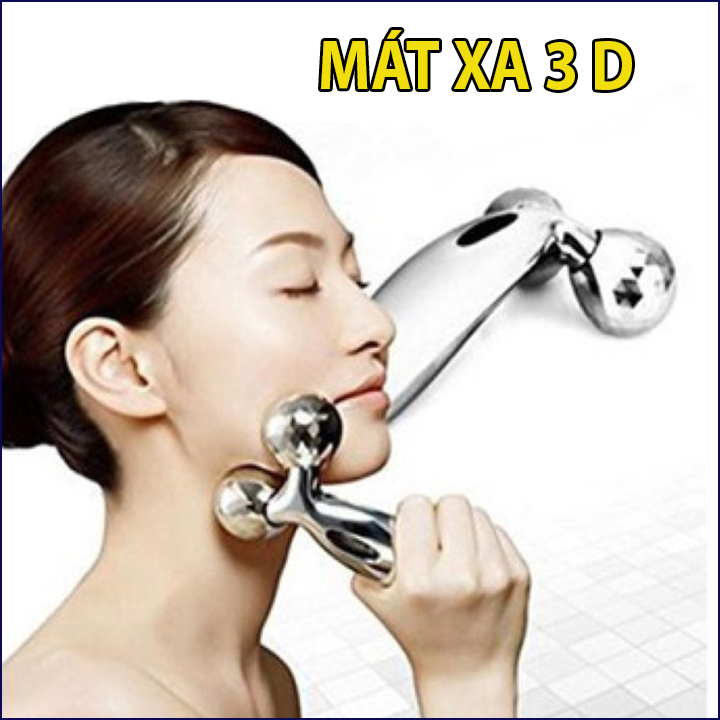 Massage cổ 3d,cây lăn 3d massage mặt giúp nâng cơ thon gọn mặt hiệu quả