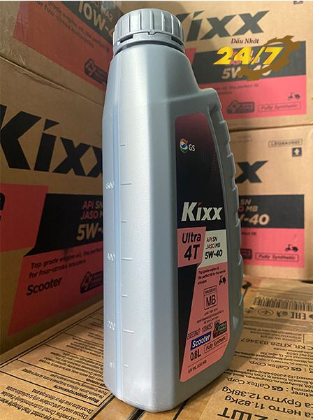 Nhớt Xe Ga Kixx Ultra Scooter 5w40 Fully Synthetic 800ML