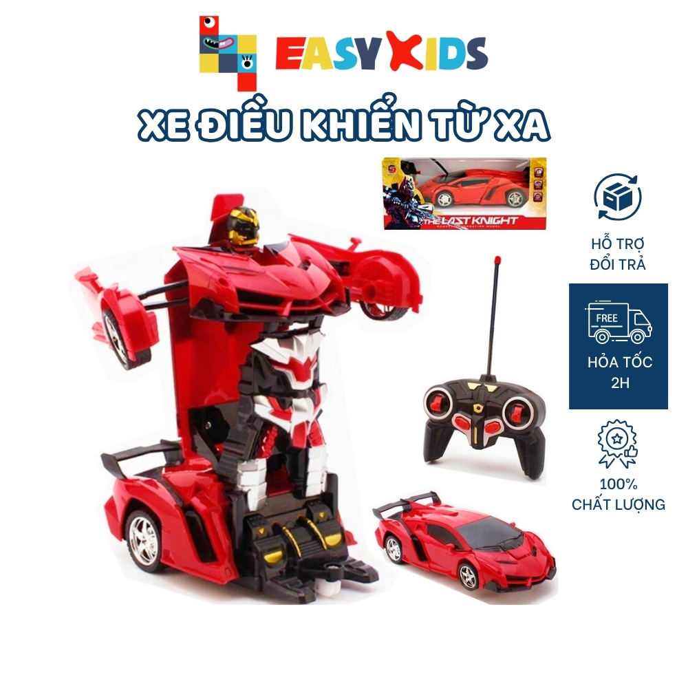 Đồ Chơi Ô Tô Điều Khiển Từ Xa, Ô Tô Biến Hình Robot Transformers