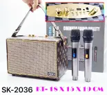 Loa Karaoke Loa Xách Tay Qixi SK 2036 Bluetooth Công Suất Lớn Âm Bass Cực Đỉnh Giọng Hát Rõ Ràng