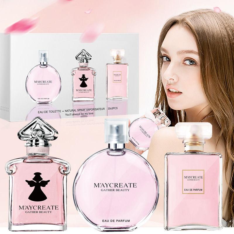 Set 3 chai nước hoa maycreate gather beauty - 50ml