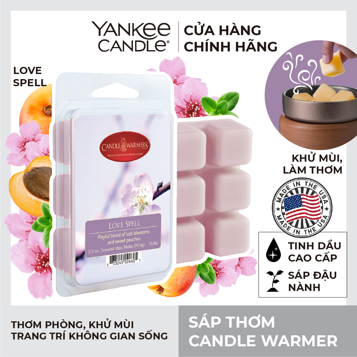 Sáp thơm Candle Warmer - Love Spell