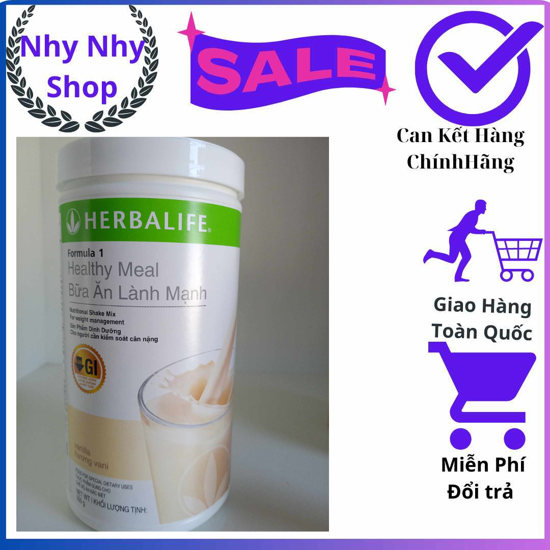 Sữa F1 giảm cân vị dâu, vani, socola