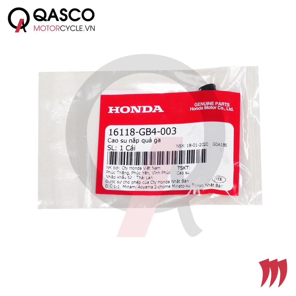 Cao su nắp quả ga honda dream / wave / future qasco