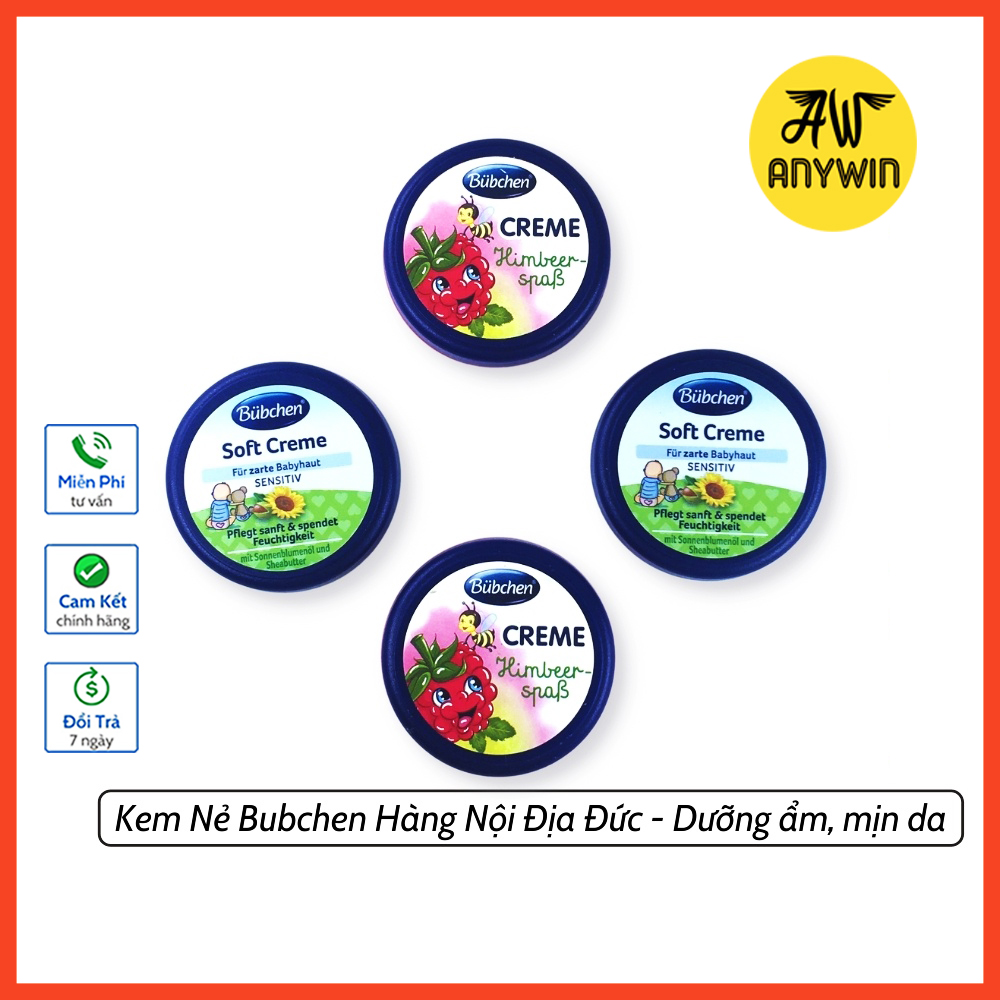 Kem Nẻ Bubchen - Hàng nội địa Đức dưỡng ẩm, chống nẻ cực tốt cho bé