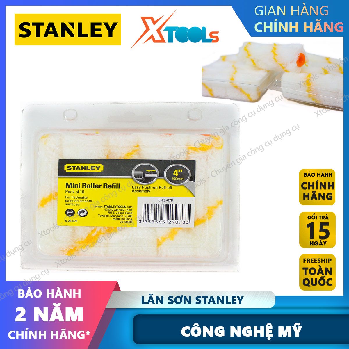 Paint Roller 4inch Stanley 5-29
