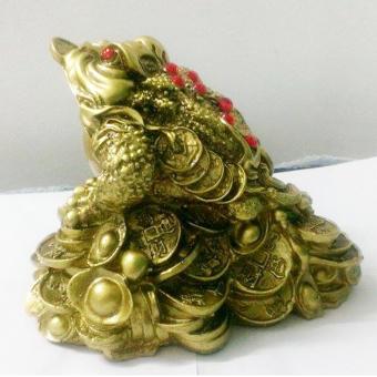 Tượng cóc SIZE LỚN MIỄN SHIP , thiềm thừ ngậm tiền mỹ nghệ Huế