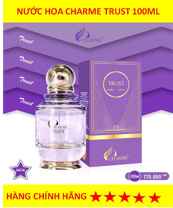 Nước hoa Trust 100ml - nước hoa nữ Trust - nước hoa chame trust , hương thơm ngọt ngào và quyến rũ