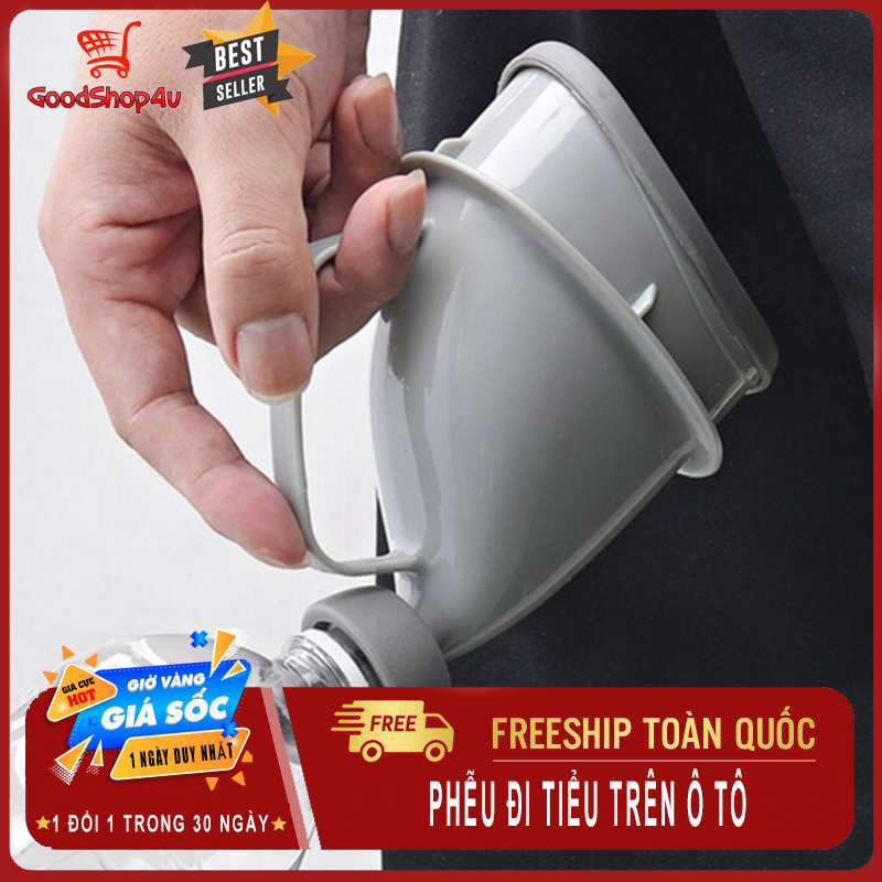 Dụng cụ đi hỗ trợ đi tiểu trên xe ô tô phễu đi vệ sinh dùng cho mọi lứa tuổi cả nam và nữ thiết kế nhỏ gọn tiện lợi-Goodshop4u