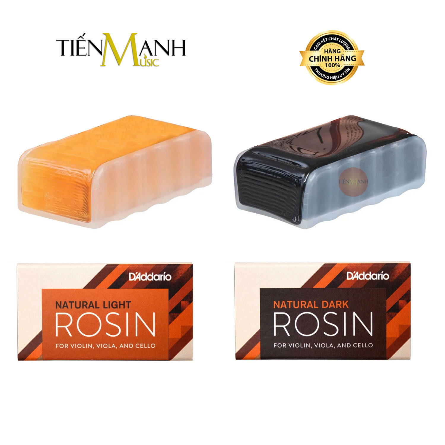 Nhựa thông violin rosin d’addario vr200, vr300 rosin cho đàn violin, viola, cello colophan daddario