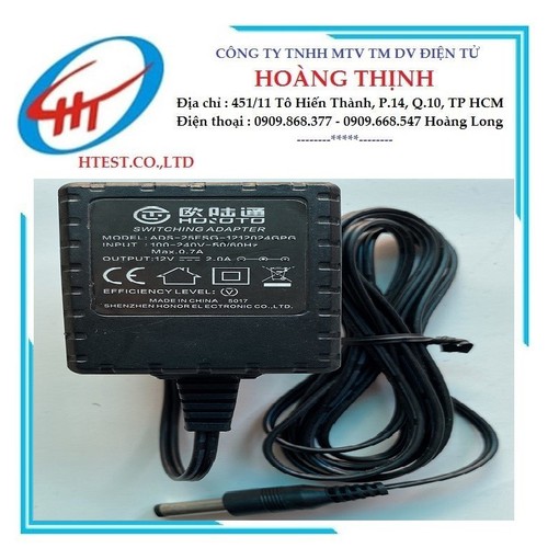 Nguồn 12V 2A chuôi lớn hàng zin
