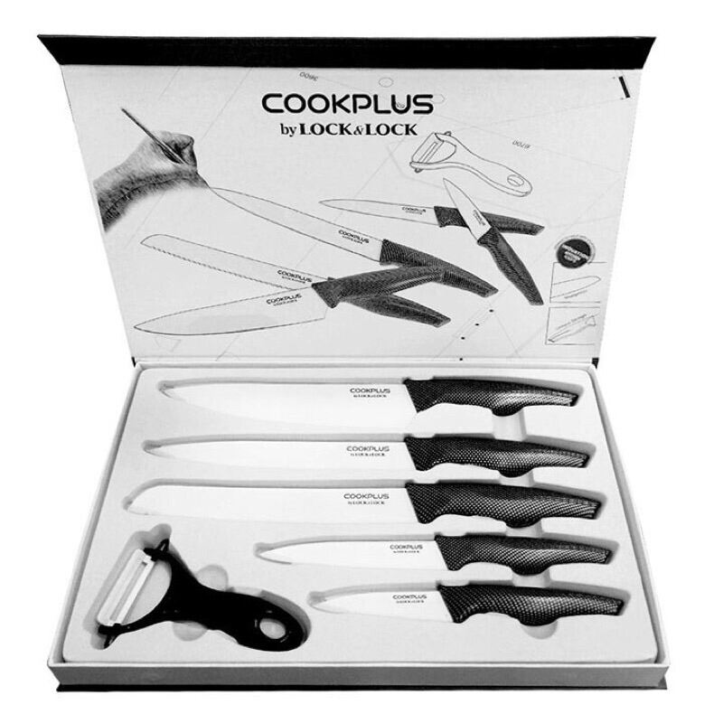Với bộ dao nhà bếp 6 món Lock&Lock Cookplus, bạn không còn cần phải lăn tăn về việc chuẩn bị dụng cụ nấu nướng. Các dao ghim sắc bén và chất liệu an toàn đảm bảo độ bền và an toàn cho sức khỏe. Xem hình ảnh liên quan để tận hưởng ưu đãi đặc biệt.