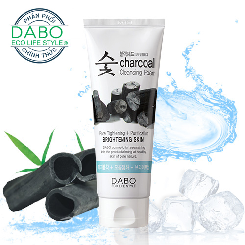 Sữa rửa mặt thải độc trên da dabo than hoạt tính 150ml