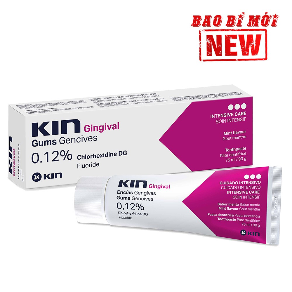 Kem đánh răng Kin Gingival ngăn ngừa viêm nướu 75ml, cam kết hàng đúng mô tả, chất lượng đảm bảo, gía cả hợp lí trên thị trường