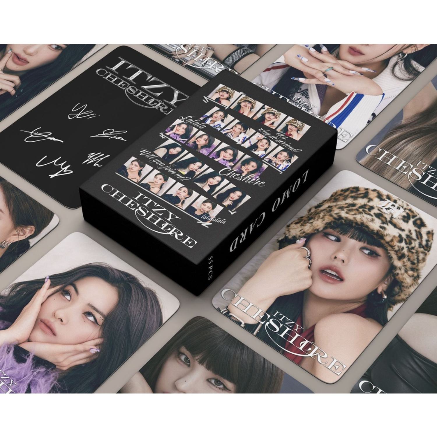Bộ sưu tập lomo card bo góc kpop itzy cheshire album 2022 54 ảnh