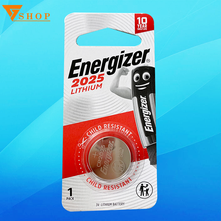 Pin cr2025 energizer 3v, pin cmos 3v chính hãng
