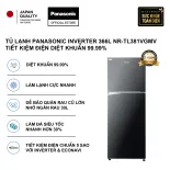 [Chỉ giao miền Bắc] Tủ lạnh Panasonic Inverter 366 lít NR-TL381VGMV Tiết kiệm điện diệt khuẩn 99.99%