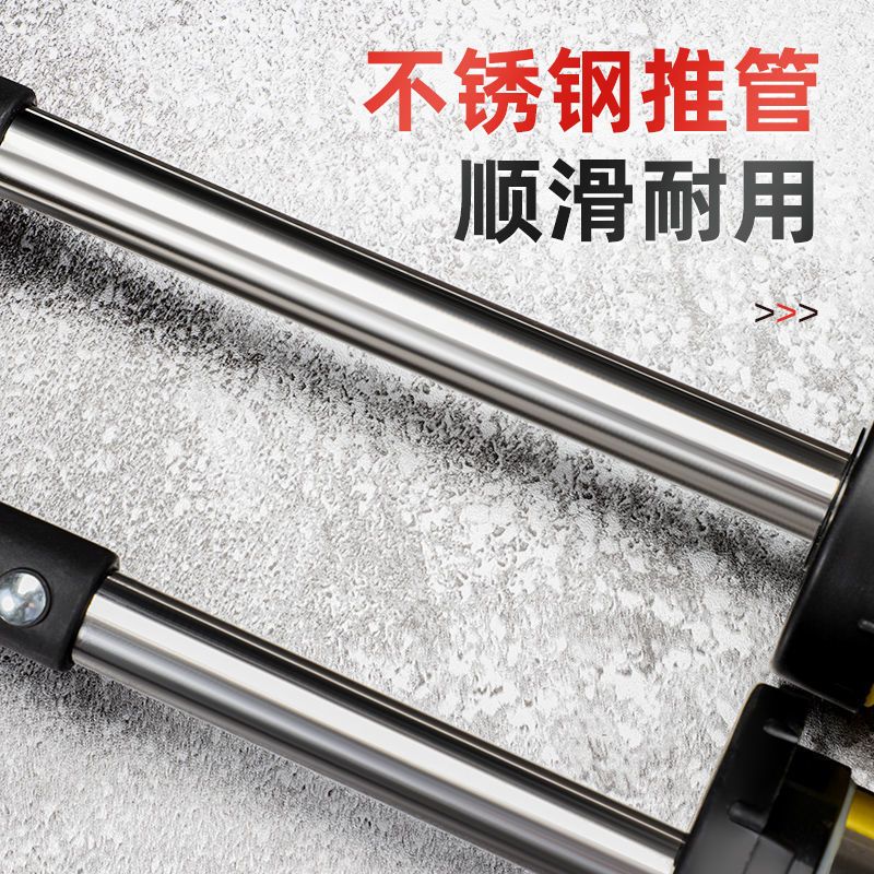 Súng Khâu Xi Măng Bằng Thép Không Gỉ Súng Khâu Vữa Xi Măng Máy Bơm Vữa Miệng Phẳng Tròn Dụng Cụ Bơm Vữa Cửa Và Cửa Sổ Súng Xi Măng