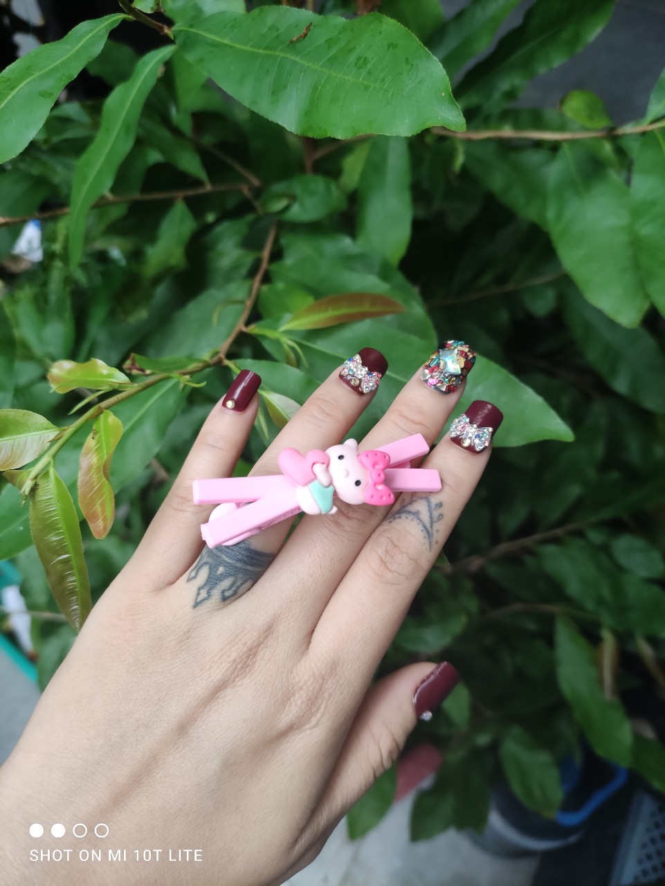 Kẹp tóc nhựa hello kitty