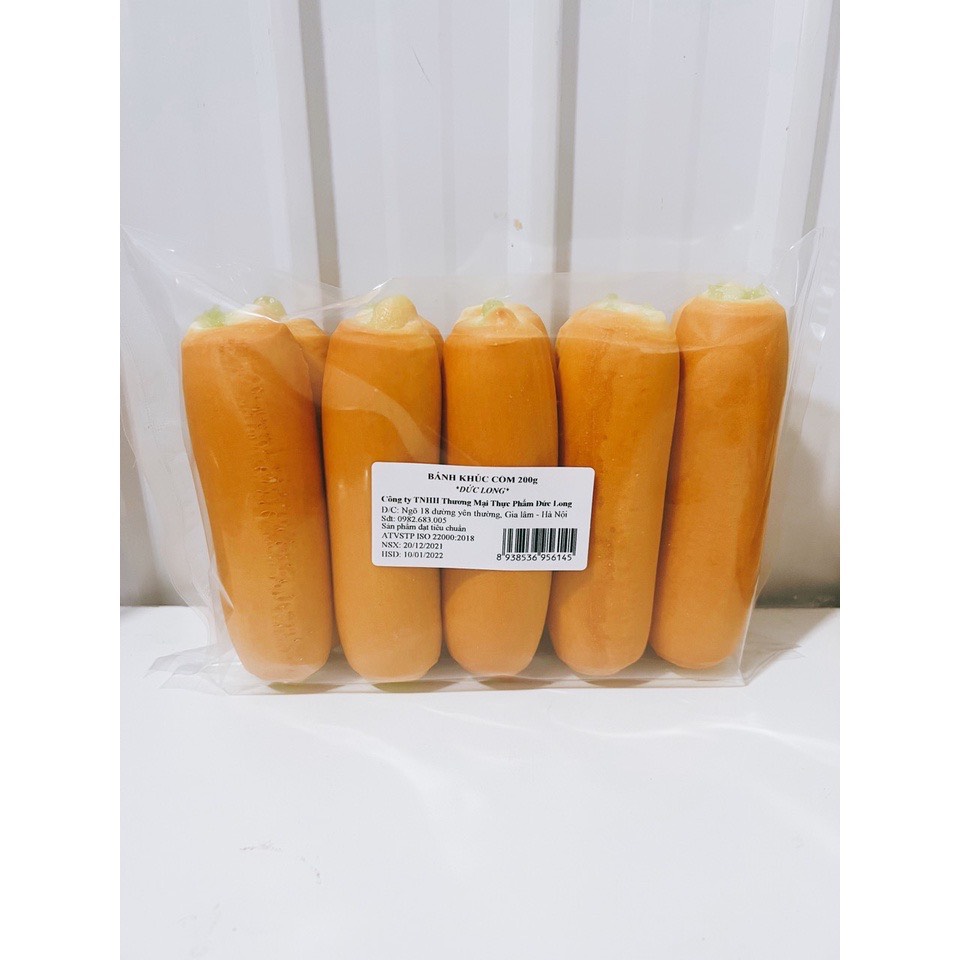 Set bánh mì khúc nhân cốm Đức Long 200gram - 10 chiếc