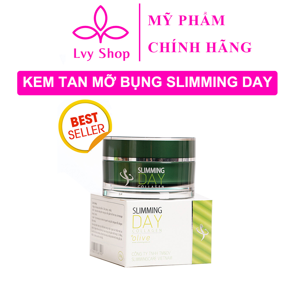 Kem tan mỡ bụng Slimming Day Collagen 200g Lvy Shop giảm mỡ nhanh hiệu quả nguồn gốc từ thiên nhiên