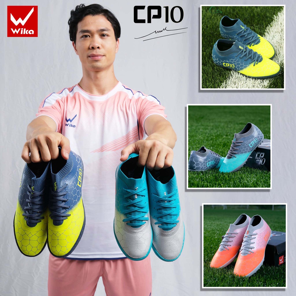 Giày bóng đá wika công phượng cp10 collection tf - đã khâu toàn bộ đế