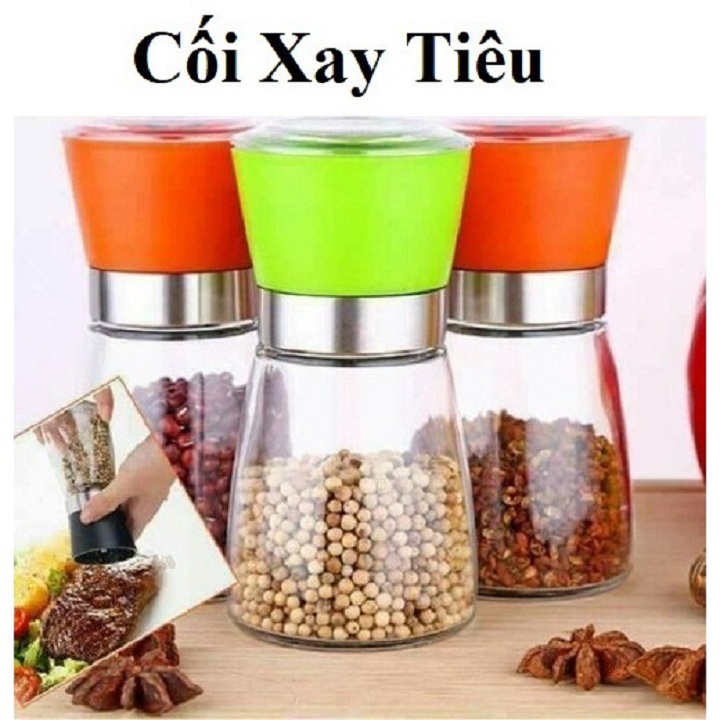 Cối Xoay Tiêu Bằng Thủy Tinh Tiện Lợi