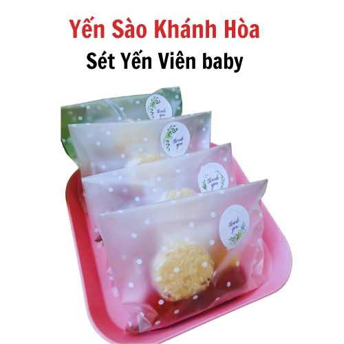 Combo 3 Túi Yến Baby Mix Sẵn + Đồ Chưng Kèm - Yến Sào Khánh Hòa Nguyên Chất 100%