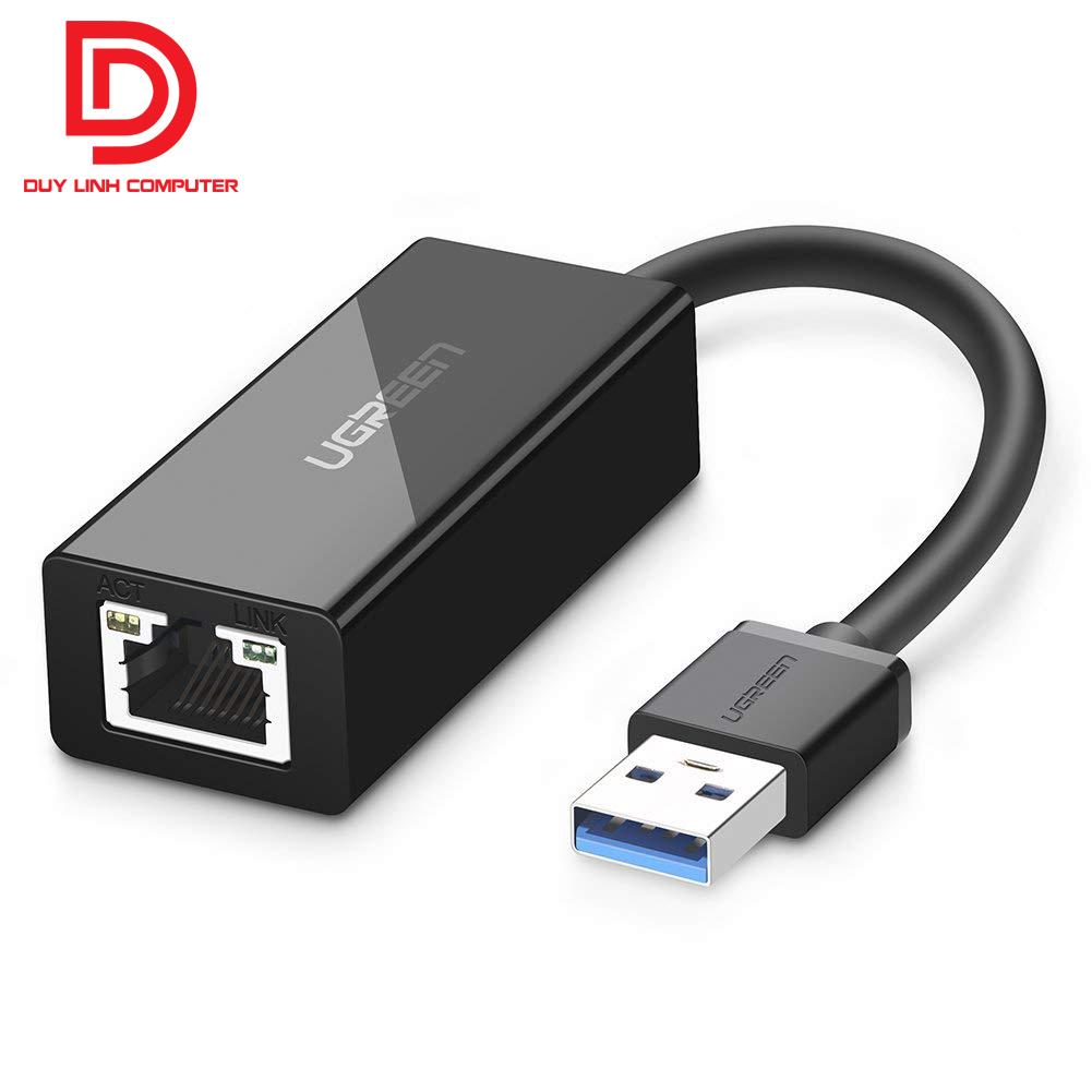 Usb to lan 3.0 chính hãng ugreen ug-20256 tốc độ 10/100/1000mbps