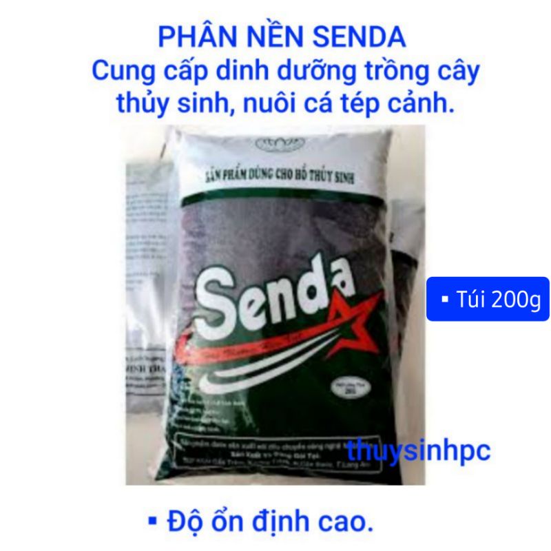 200g phân nền Senda trồng cây thủy sinh nuôi tép