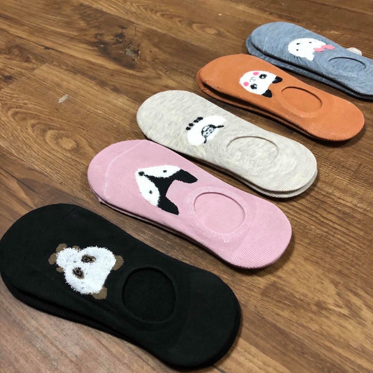 Set 5 tất hài nữ hình cáo, gấu, cún..., hài cáo nữ, vớ cáo nữ siêu cute