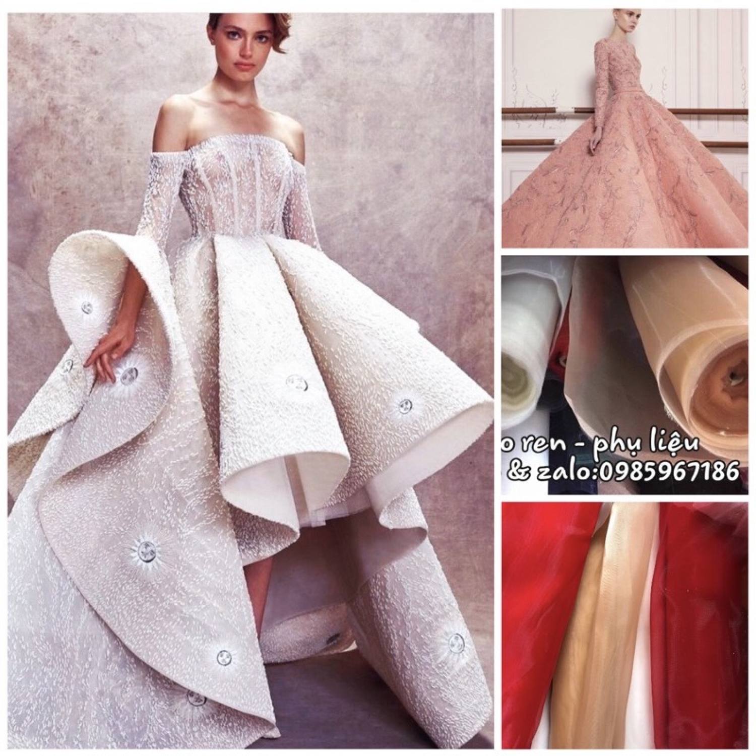 Lưới vi tính cứng tạo độ phồng xoè