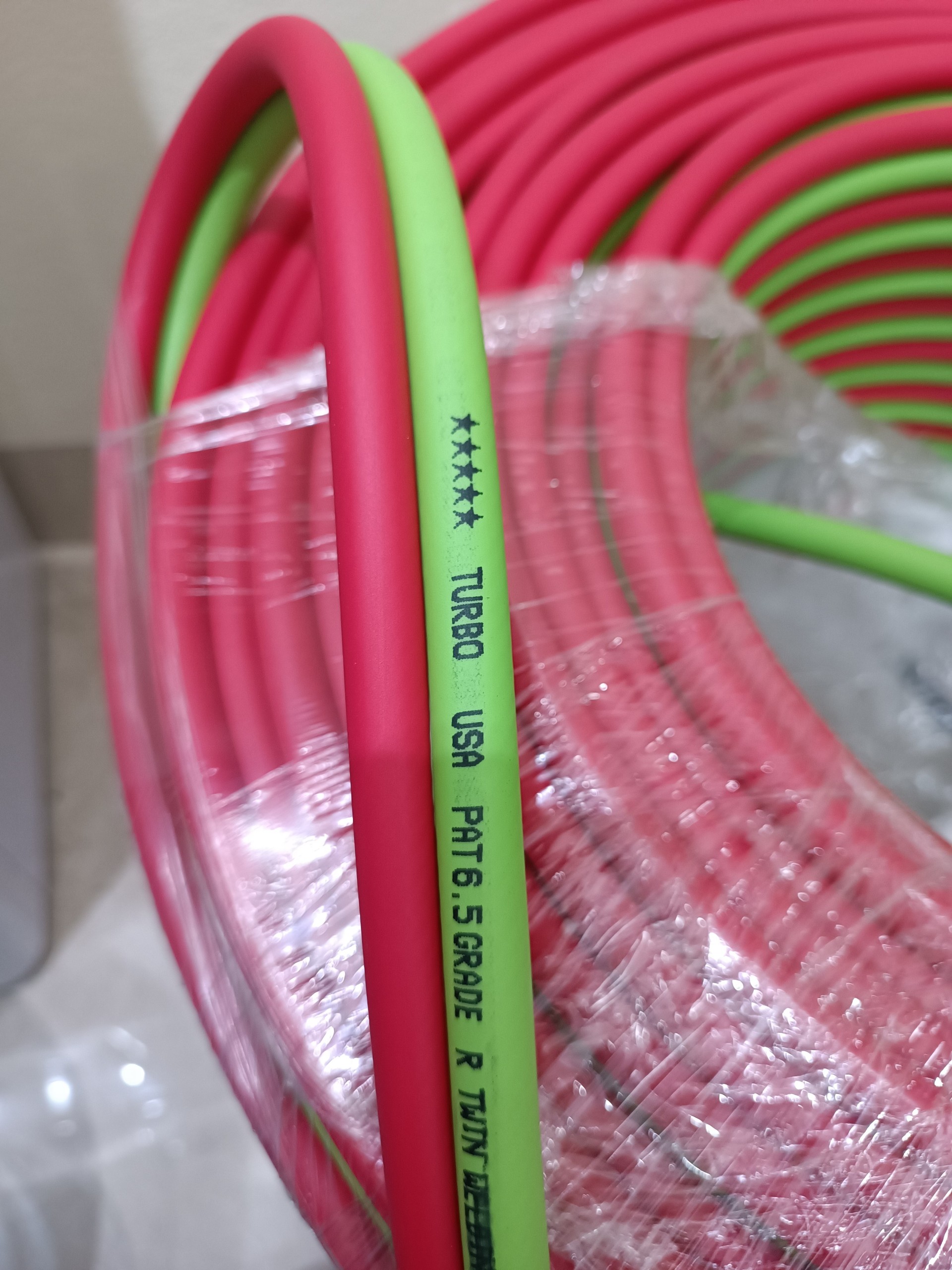 Dây hơi đôi dẫn khí oxy gas phi 6 dây hơi mềm Mỹ, ống dây hàn gió đá chịu áp cao 60bar